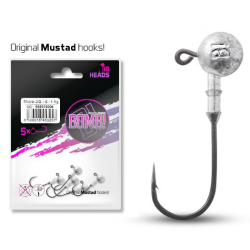 Jig Head with Collar Delphin Bomb! Mustad 15g Size 6/0 5pcs