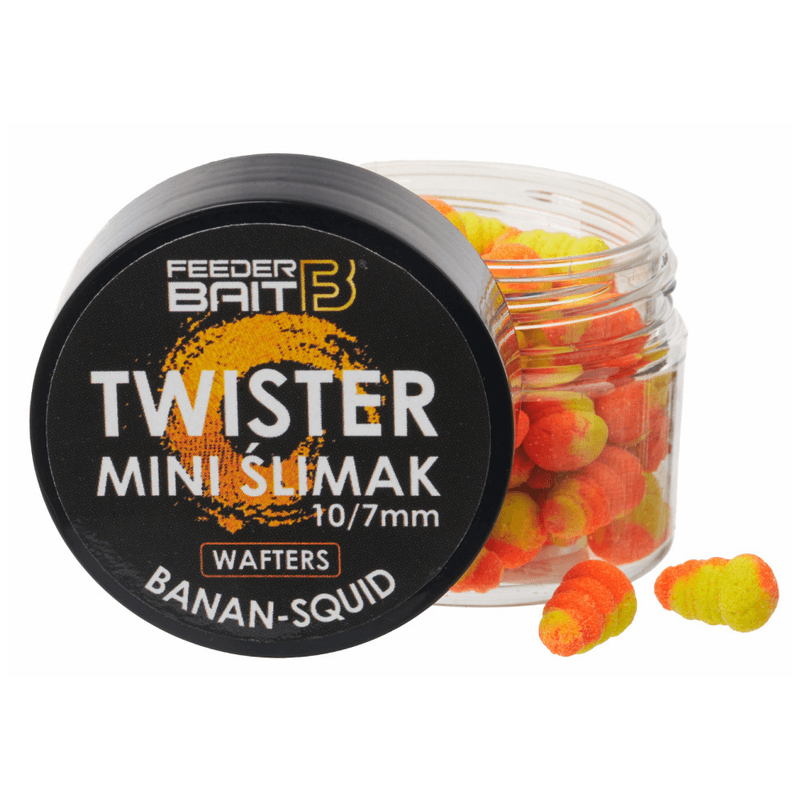 Mini Ślimak Wafters Feeder Bait Twister - Banan Squid