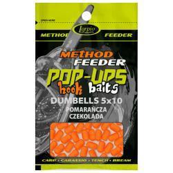 Köder Lorpio Dumbells POP-UP 5x10mm Orange
