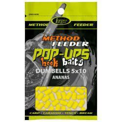 Lorpio Dumbells POP-UP Köder 5x10mm Ananas