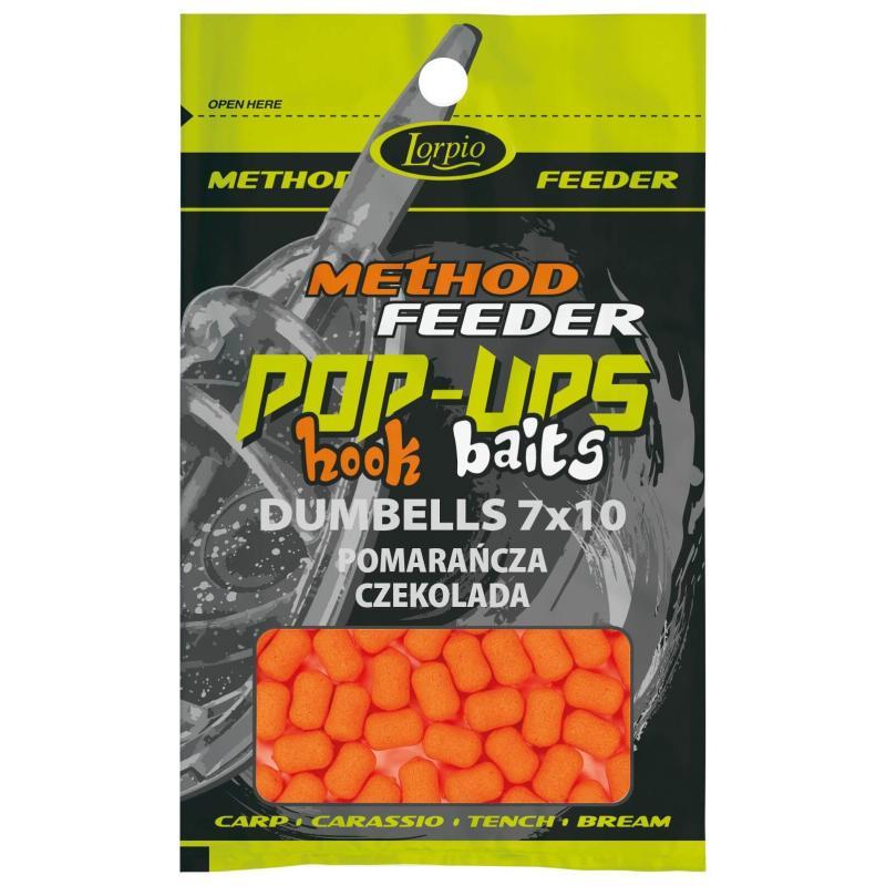 Lorpio Dumbells POP-UP Köder 7x10 Orange