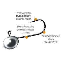 Jigová hlava Dragon V-Point X-Fine 1.5g 6 3ks