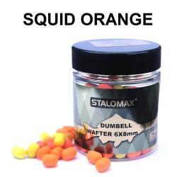 Przynęta do Metody Stalomax Dumbells Wafters Fluo 6x8mm Squid Orange