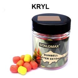 Stalomax Dumbells Wafters Fluo 8x10mm Krill Method Feeder Bait