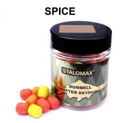Przynęta do Metody Stalomax Dumbells Wafters Fluo 8x10mm Spice