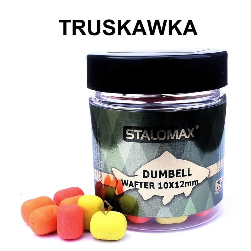 Przynęta do Metody Stalomax Dumbells Wafters Fluo  10x12mm Truskawka