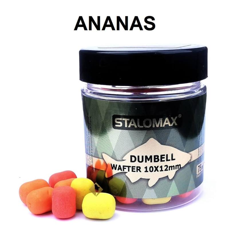 Przynęta do Metody Stalomax Dumbells Wafters Fluo 10x12mm Ananas
