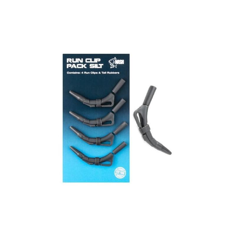 Nash Zig Rig Set mit sicherem Clip Schwarz