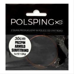 Przypon Polsping Surfstrand 1x19 Camo 12kg 30cm