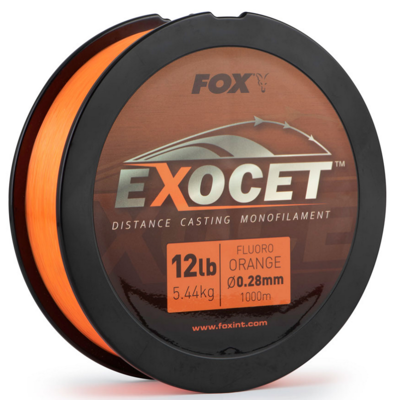 Żyłka Karpiowa Fox Exocet Fluoro Orange 0.30mm 1000m