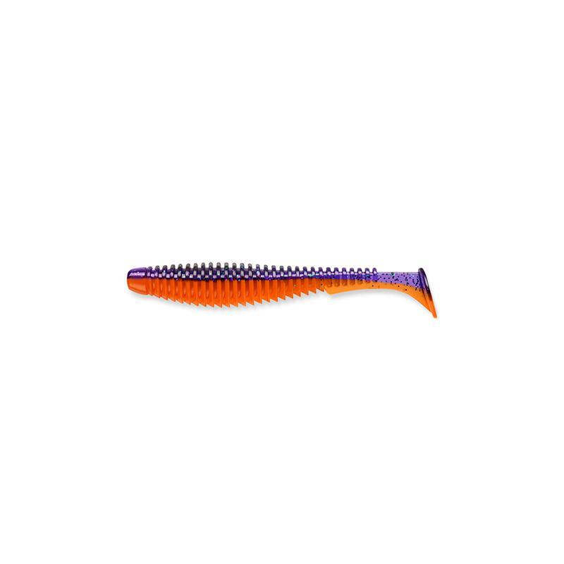 Guma Fishup U-Shad 4" 10cm 207 - Dark Violet / Orange 1szt