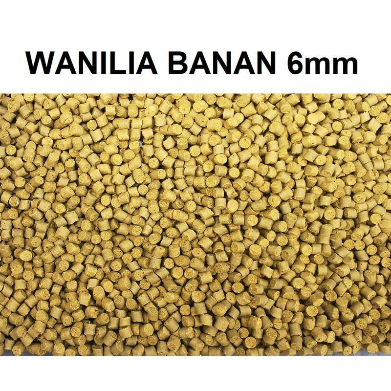 Harison Bait Pellet 6mm Vanilla Banana 9kg bag