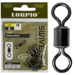 Lorpio Rolling Swivel No.16 10pcs