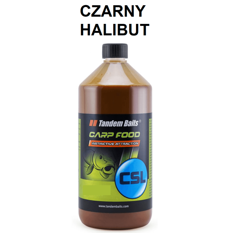 Zalewa Tandem Baits Carp Food CSL 1L - Czarny Halibut