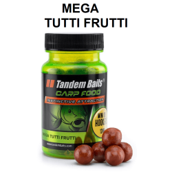 Mini Hakenköder Kugeln OIL Tandem Baits - Mega Tutti Frutti 12mm 50g