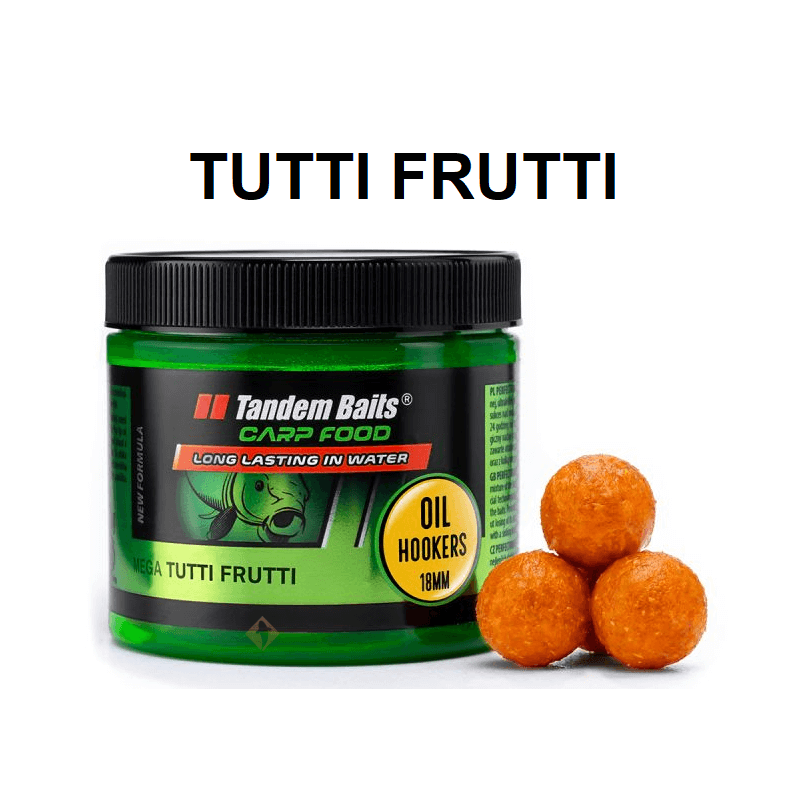 Kulki Haczykowe w Oleju Tandem Baits - Tutti Frutti 18mm 120g