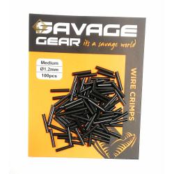Einzelne Savage Gear Crimp Hülsen L 1.4mm 100 Stk
