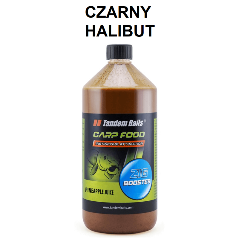 Tandem Baits Carp Zig Booster 1L - Black Halibut