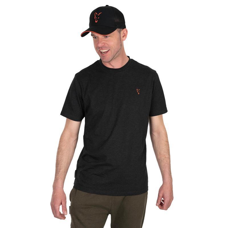 Koszulka FOX T-Shirt Collection T Black Orange XL