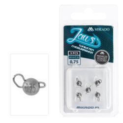 Czeburaszka Wolframowa Mikado Jaws 0.75g 5pcs