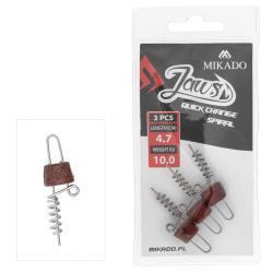 Mikado Jaws Quick Spiral Köderschraube 10g 3Stk