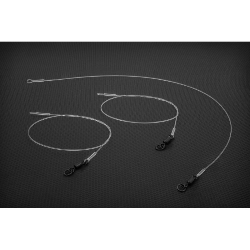 Kapr Set Gemini Fluorocarbon Leader Ring Swivel Solid Bag