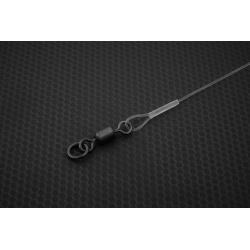 Karpfen-Rig Gemini Fluorocarbon Leader Ring Swivel Solid Bag