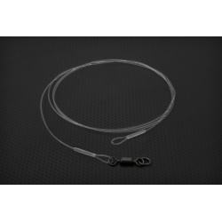 Karpfen-Rig Gemini Fluorocarbon Leader Ring Swivel