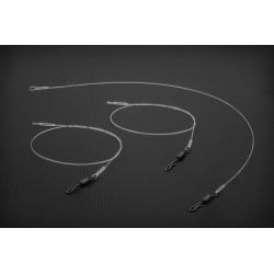 Gemini Carp Fluorocarbon Leader Set Quick Change Swivel
