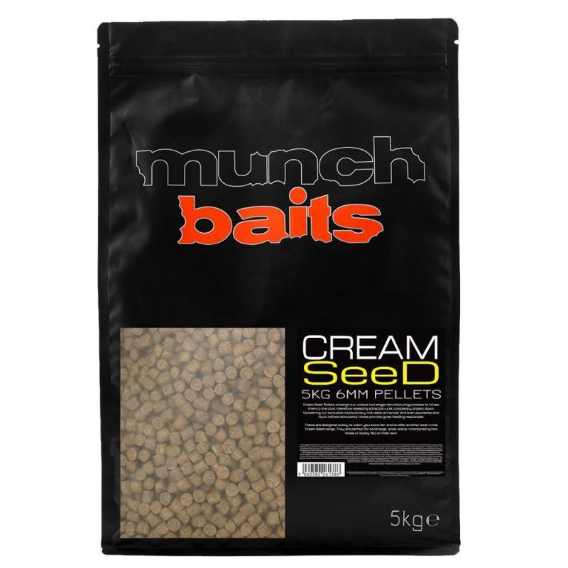 Pellet Zanętowy Munch Baits 6mm - Cream Seed 5kg