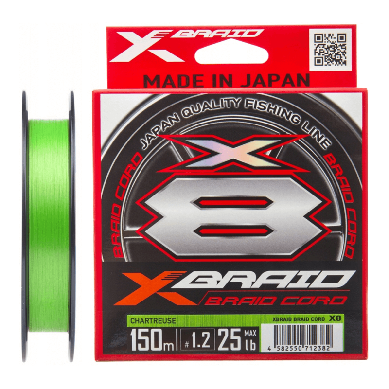 Geflecht YGK X-Braid Cord X8 150m 0.148mm PE 0.8