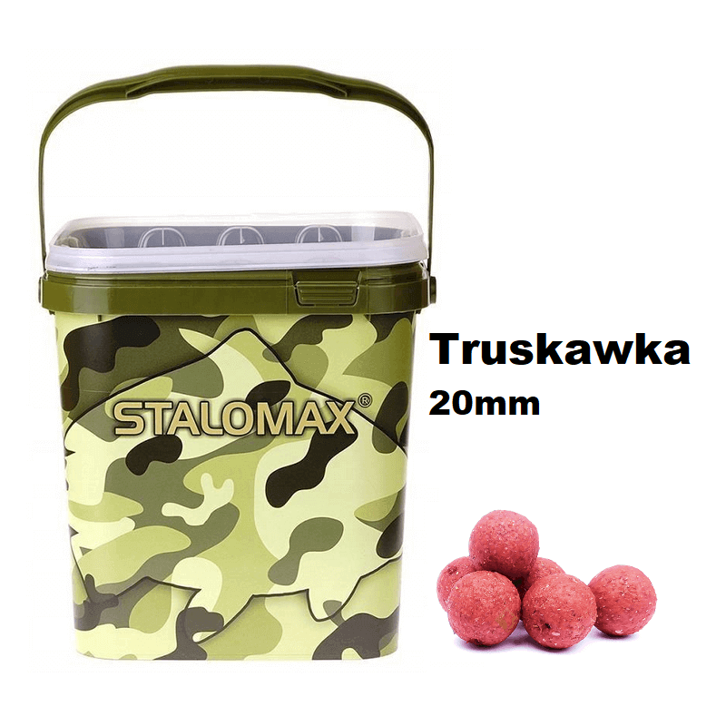 Kulki proteinowe na karpia Stalomax startup Truskawka 16mm 3kg