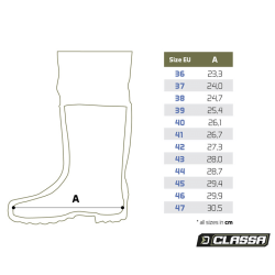Wathose Angelstiefel Delphin CLASSA 40