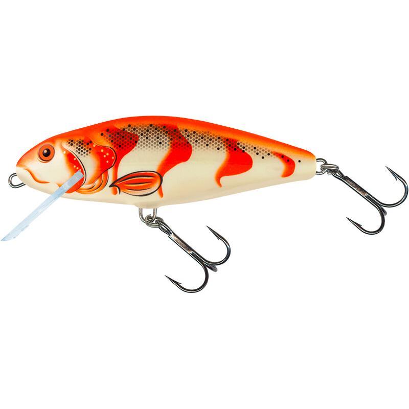 Salmo Perch Deep Runner Floating Lure 8cm DR Albino Perch