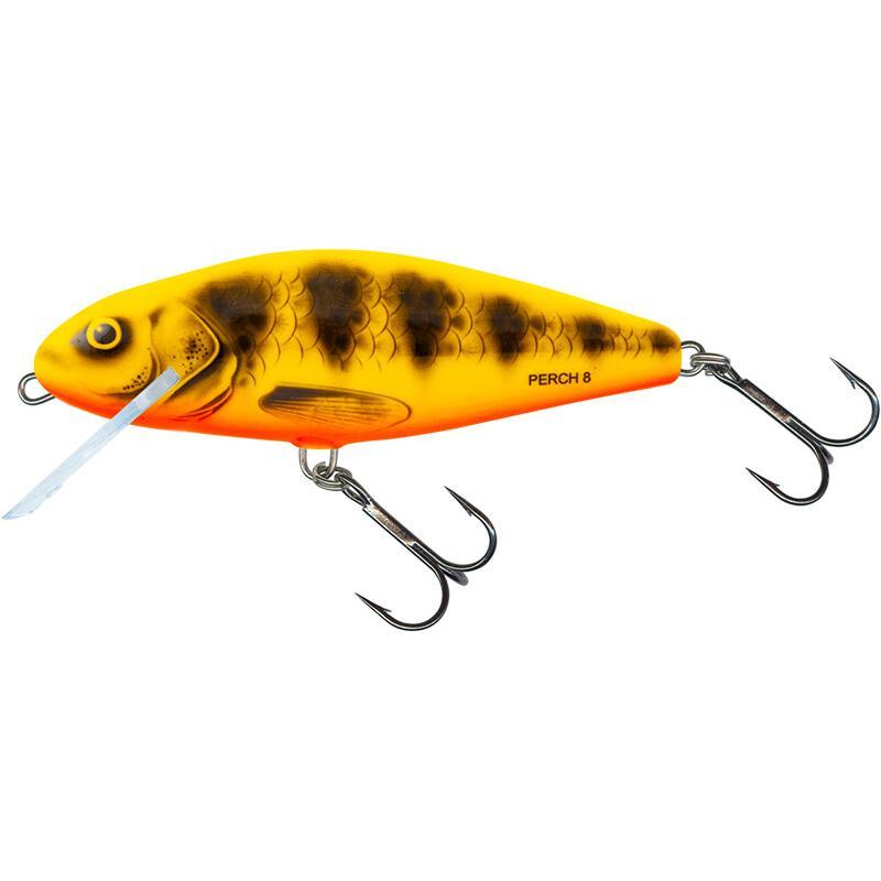 Wobbler Salmo Perch Deep Runner Schwimmend 8cm DR Red Tiger