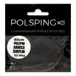 Vorfach Polsping Surflon 7x7 Camo 30kg 80cm 2Stk