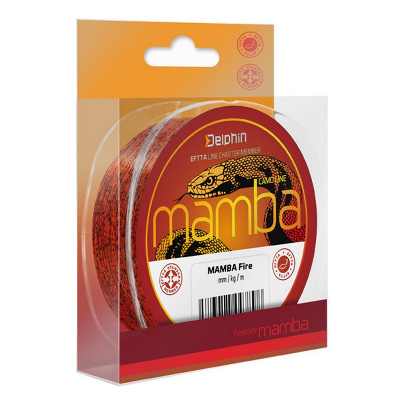 Delphin Mamba Feeder Fire Line 0.18mm 2.9kg 300m