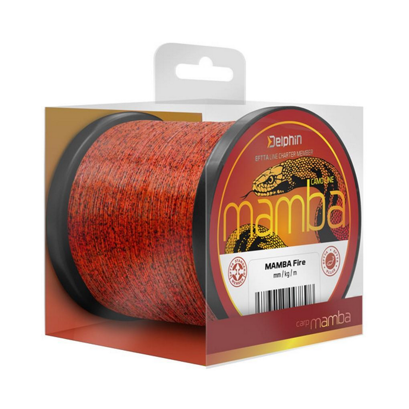 Carp Line Delphin Mamba Carp Fire 0.30mm 7.0kg 300m