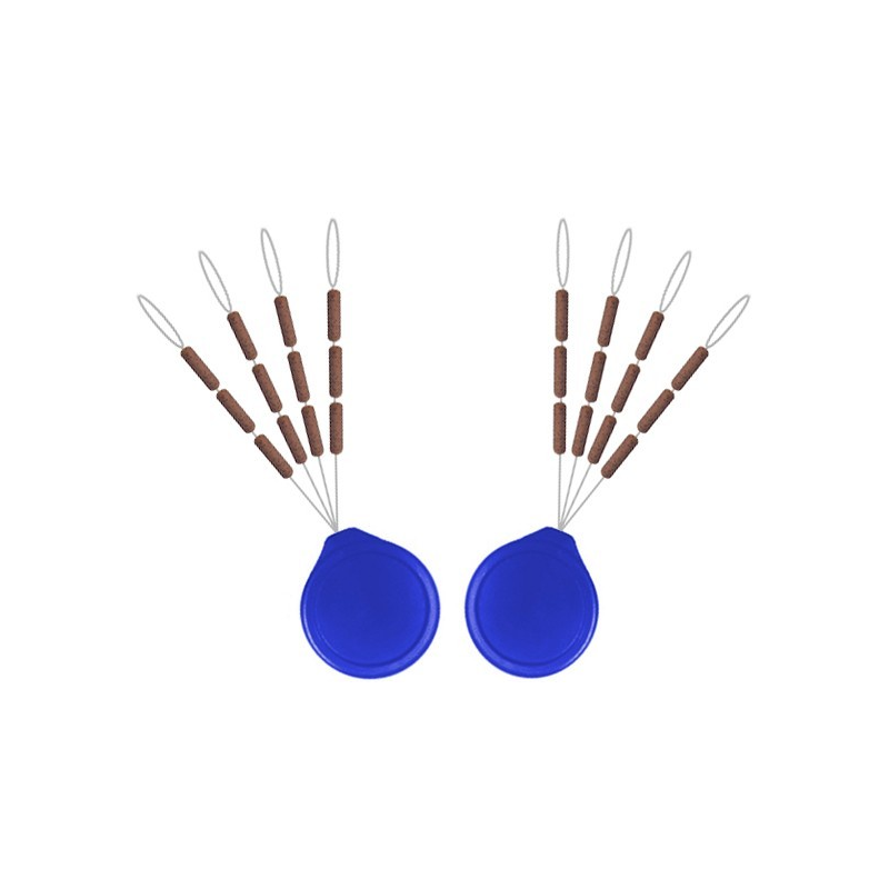 Wolfram stoppers for leader Delphin 2 X 7 MM 24 PIECES