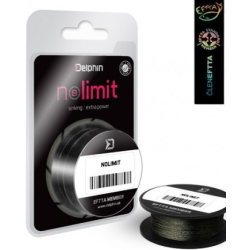 Geflochtene Schnur Delphin NoLimit 30lbs grün 20m