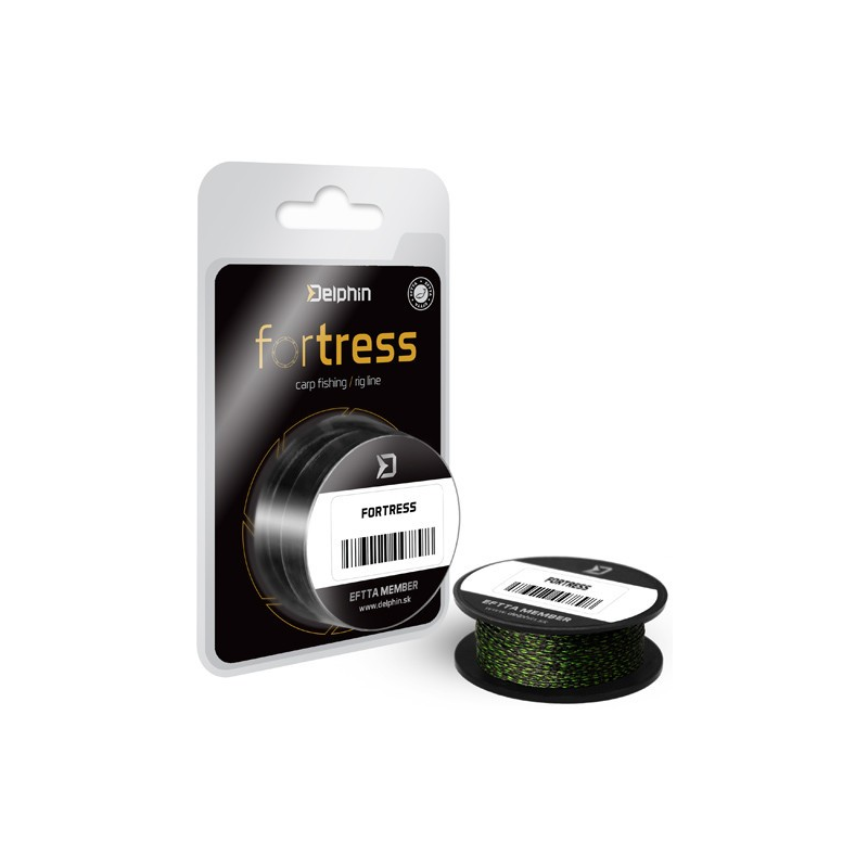 Delphin Fortress 35lbs 20m schwarz-grünes Geflecht