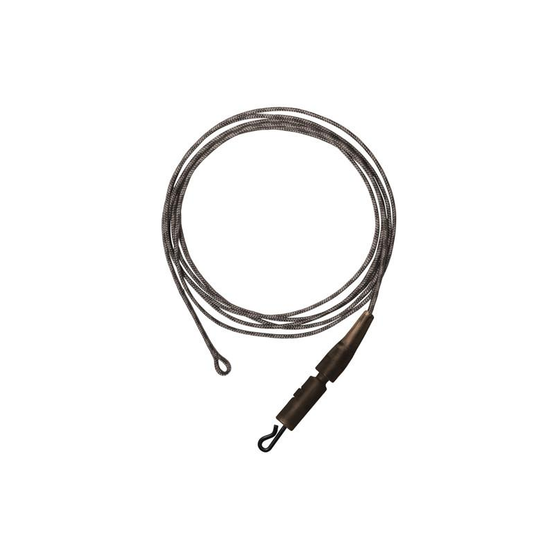 Lead core + Wirbel mit Schnellverschluss Delphin The End / 3 Stück