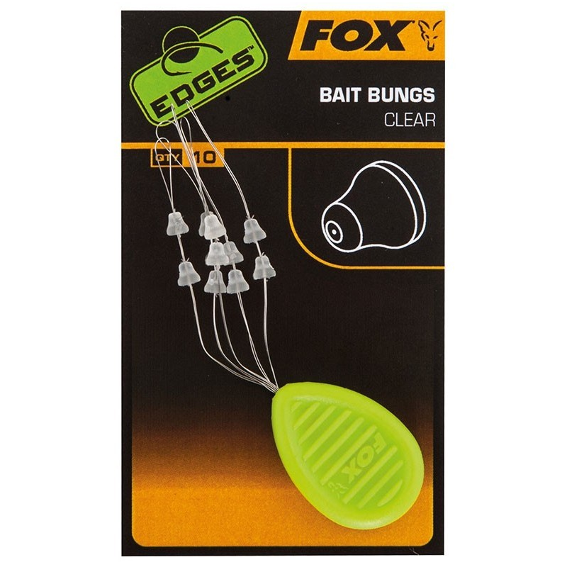 Stopery do kulek na włos Fox Bait Bungs przeźroczyste 10szt