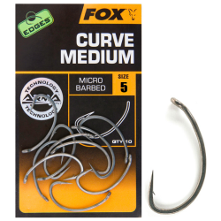 Kaprové háčky FOX Curve Shank Medium vel. 5