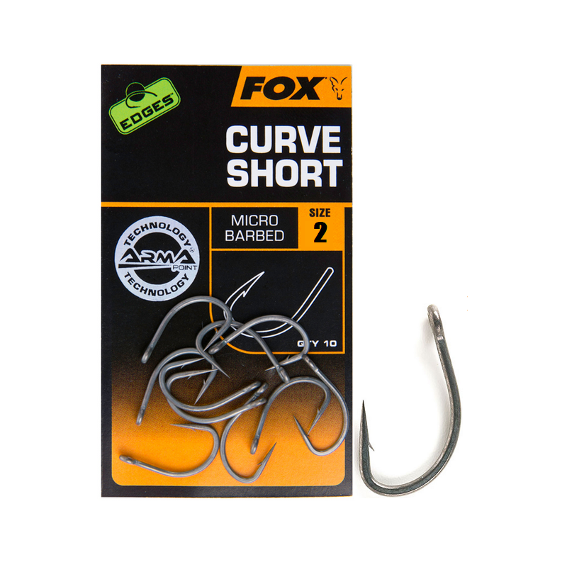 Haki karpiowe FOX Curve Shank Short r. 2