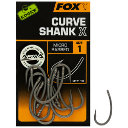 Haki karpiowe FOX Curve Shank X r. 1