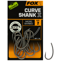 Haki karpiowe FOX Curve Shank X r. 2