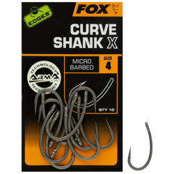 FOX Curve Shank X hooks size 4