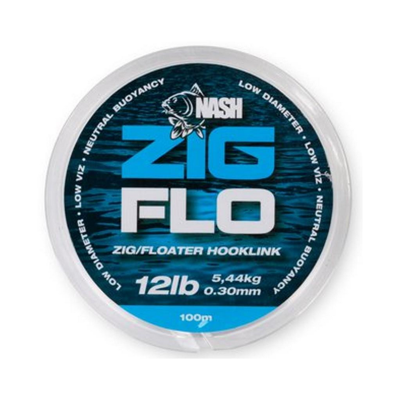 Vorfach-Schnur Nash Zig Flo 0,35mm 15lb 100m