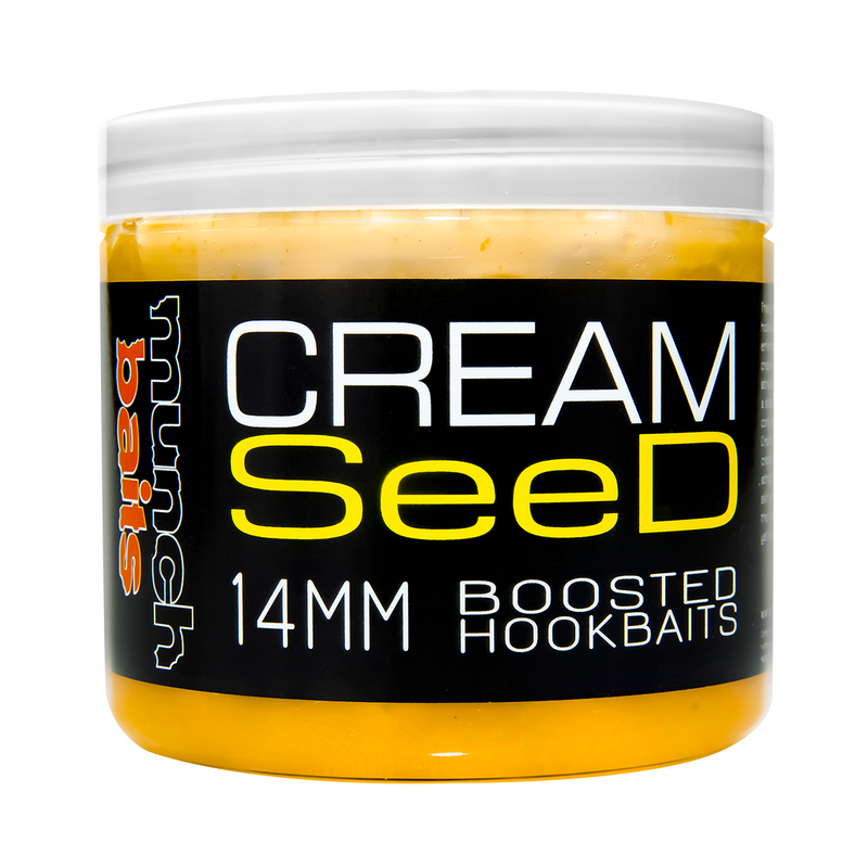 Kulki Haczykowe Munch Baits w zalewie boosted 14mm - Cream Seed